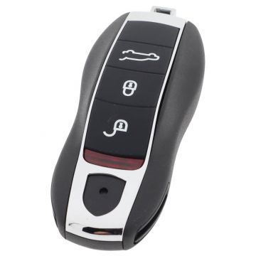 Clé intelligente Porsche 3 boutons avec électronique 433MHZ - PCF7945 PC1800 transpondeur - HU66 - Non-Keyless