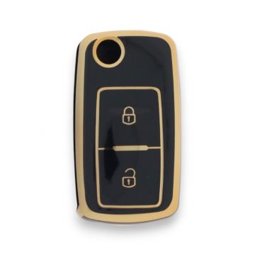 Volkswagen 2-button flip-key TPU key cover