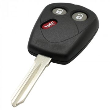 SsangYong 3-button key housing - key blade tip