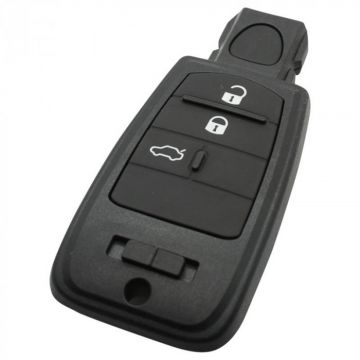 Fiat 3-button Smart Key Housing with electronics 433MHZ